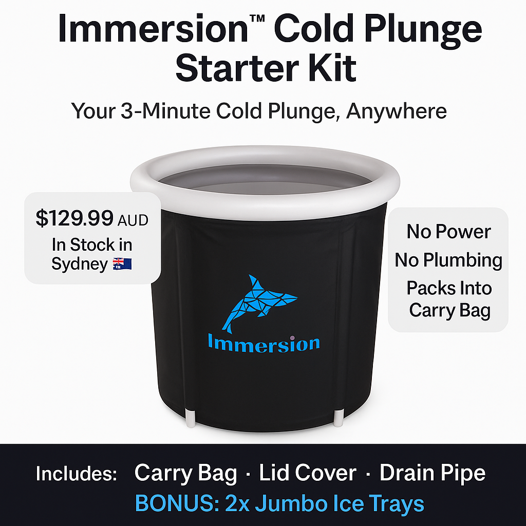 Immersion™ Cold Plunge Starter Kit – Portable Recovery Bath