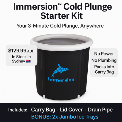 Immersion™ Cold Plunge Starter Kit – Portable Recovery Bath